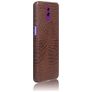 Mobigear Croco OPPO Reno Hoesje Hardcase Backcover - Bruin