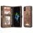 Caseme 008 iPhone XS Hoesje Uitneembare 2in1 Bookcase Portemonnee - Bruin