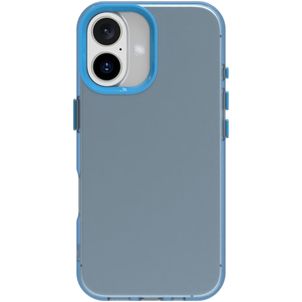 Mobigear Crystal iPhone 16 Hoesje Hardcase Backcover - Blauw