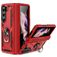 Mobigear Armor Ring Samsung Galaxy Z Fold 5 Hoesje Hardcase Backcover Shockproof met Ringhouder - Rood