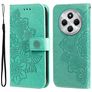 Mobigear Flowers Xiaomi Redmi 14C Hoesje Bookcase Portemonnee - Groen