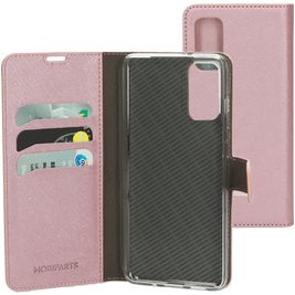 Mobiparts Saffiano Wallet Samsung Galaxy S20 Hoesje Bookcase Portemonnee - Roze