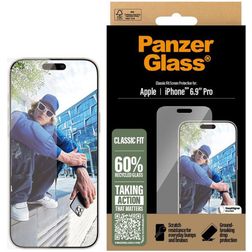 PanzerGlass Classic Fit iPhone 16 Pro Max Glazen Screenprotector - Case Friendly