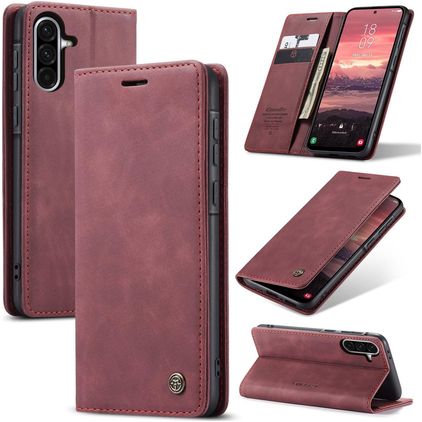 CaseMe 013 Samsung Galaxy A56 Hoesje Bookcase Portemonnee - Rood