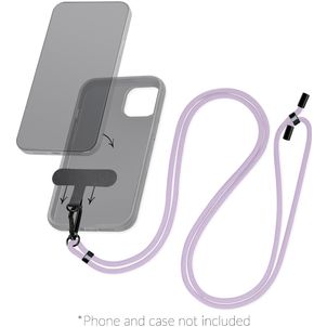 Mobilize Lanyard Universeel Verstelbaar Telefoonkoord - Paars