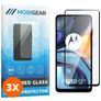 Mobigear Premium Motorola Moto G22 Glazen Screenprotector - Case Friendly - Zwart (3-Pack)