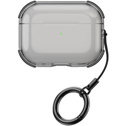 Mobigear Crystal Clip Apple AirPods Pro 3 Hoesje Flexibel TPU - Zwart