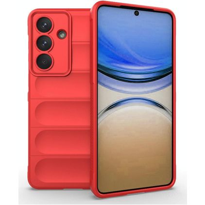 Mobigear Bumpy Samsung Galaxy S26 Plus Hoesje Flexibel TPU Backcover - Rood