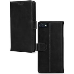 Mobilize Premium Gelly Wallet iPhone SE (2020) Hoesje Bookcase Portemonnee - Zwart