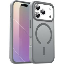 Mobigear Shockproof iPhone 18 Pro MagSafe Hoesje Hardcase Backcover - Grijs