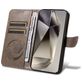Mobigear Butterfly Samsung Galaxy S25 Ultra Hoesje Bookcase Portemonnee - Grijs