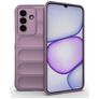 Mobigear Bumpy Samsung Galaxy A27 Hoesje Flexibel TPU Backcover - Paars
