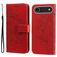 Mobigear Flowers iPhone Air Hoesje Bookcase Portemonnee - Rood