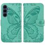 Mobigear Butterfly Samsung Galaxy S26 FE Hoesje Bookcase Portemonnee - Groen