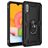 Mobigear Armor Ring Samsung Galaxy A01 Hoesje Hardcase Backcover Shockproof met Ringhouder - Zwart