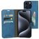 Mobiparts Classic Wallet iPhone 15 Pro Max Hoesje Bookcase Portemonnee - Steel Blue