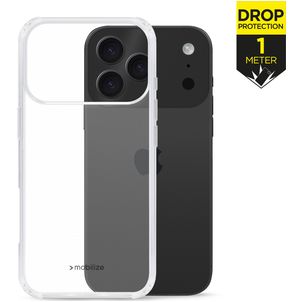 Mobilize Naked Protection Doorzichtig iPhone 17 Pro Max Hoesje Hardcase Backcover Shockproof - Transparant