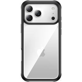 Valenta Full Cover Doorzichtig iPhone 17 Pro Hoesje Gehard Glas Backcover Shockproof - Transparant