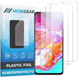 Mobigear Samsung Galaxy A70 Screenprotector Folie - Case Friendly (3-Pack)