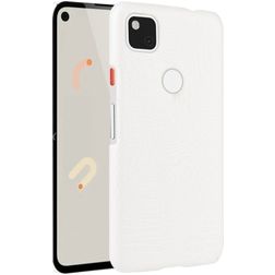 Mobigear Croco Google Pixel 4a Hoesje Hardcase Backcover - Wit