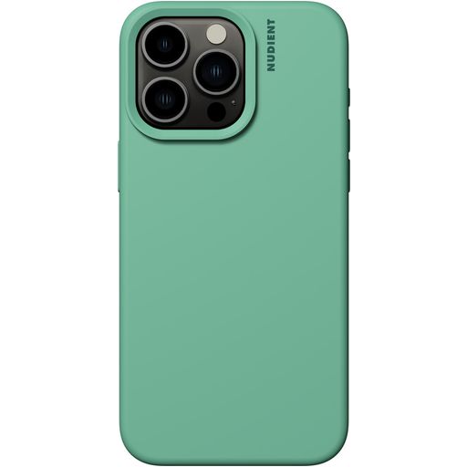 Nudient Base iPhone 15 Pro Max Siliconen Hoesje Backcover - Mint Green