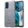 Mobigear Rugged Shield Motorola Moto G42 Hoesje Flexibel TPU Backcover Shockproof - Grijs