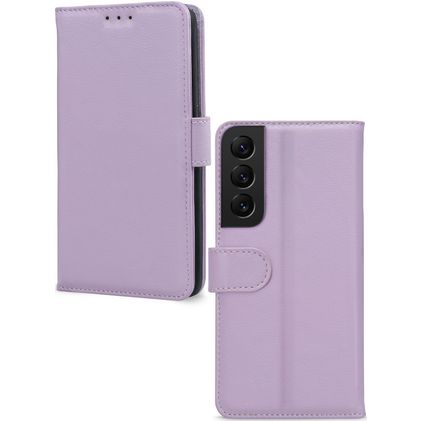 Mobilize Premium Gelly Wallet Samsung Galaxy S22 Hoesje Bookcase Portemonnee - Paars