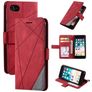 Mobigear Rhombus iPhone SE (2022) Hoesje Bookcase Portemonnee - Rood