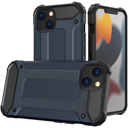 Mobigear Outdoor iPhone 16 Plus Hoesje Hardcase Backcover Shockproof - Marineblauw
