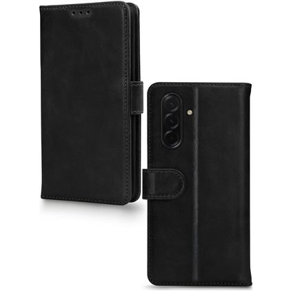 Mobilize Premium Gelly Samsung Galaxy A36 Hoesje Bookcase Portemonnee - Zwart