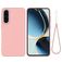Mobigear Rubber Touch Samsung Galaxy A37 Siliconen Hoesje Backcover - Roze