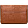Mobigear Envelope Croco Laptop Sleeve 12 inch Laptop hoes - Bruin