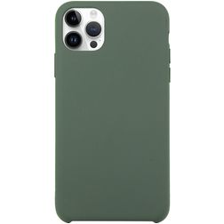 Mobigear Rubber Touch iPhone 15 Pro Siliconen Hoesje Backcover - Groen
