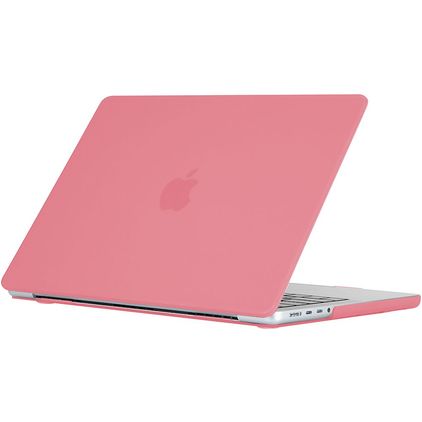 Mobigear Cream Matte MacBook Pro 14 Inch (2021-2026) Hoes Hardshell Laptopcover MacBook Case - Roze - Model A2442 / A2779 / A2918 / A2992 / A3401 / A3112 / A3434 / A3427 / A3426