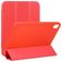 Mobigear Tri-Fold Gel iPad Mini 7 (2024) Hoes TPU,Kunstleer Bookcase - Rood