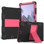 Mobigear ShieldStand Samsung Galaxy Tab A8 10.5 (2021) Hoes Hard Kunststof,Siliconen Backcover + Standaard - Zwart / Rood
