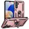 Mobigear Armor ring Samsung Galaxy A16 Hoesje Hardcase Backcover Shockproof met Ringhouder - Roségoud