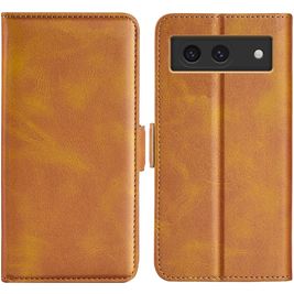 Mobigear Slim Magnet Google Pixel 8a Hoesje Bookcase Portemonnee - Cognac