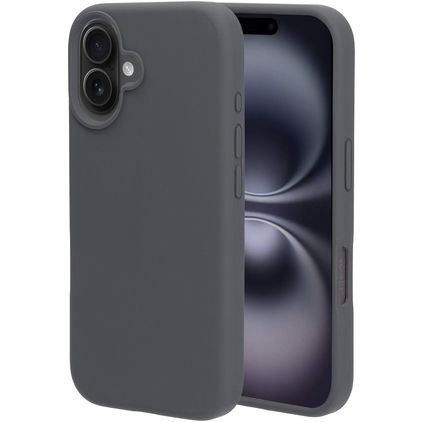 Mobiparts iPhone 16 Siliconen Hoesje Backcover - Urban Grey
