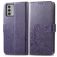 Mobigear Clover Nokia G42 Hoesje Bookcase Portemonnee - Paars