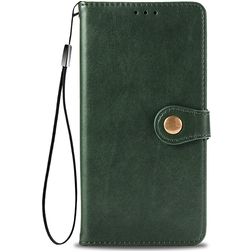 Mobigear Snap Button Samsung Galaxy S20 FE Hoesje Bookcase Portemonnee - Groen