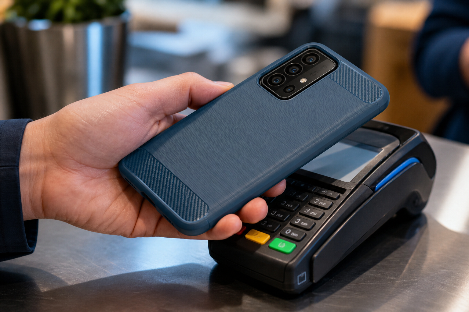 Hoe werkt Samsung Pay door een telefoonhoesje heen?