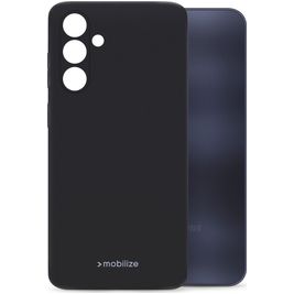 Mobilize Rubber Gelly Samsung Galaxy A25 Hoesje Flexibel TPU Backcover - Matt Black