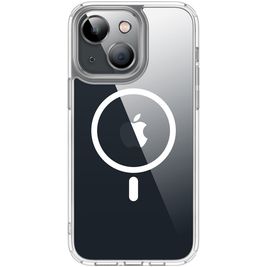 Valenta Trend iPhone 13 MagSafe Hoesje Hardcase Backcover - Transparant / Wit