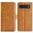 Mobigear Slim Magnet Google Pixel 8a Hoesje Bookcase Portemonnee - Cognac