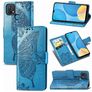 Mobigear Butterfly OPPO A15 Hoesje Bookcase Portemonnee - Blauw