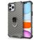 Mobigear Honeycomb Ring iPhone 12 Pro Max Hoesje Hardcase Backcover Shockproof met Ringhouder - Grijs