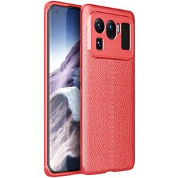 Mobigear Luxury Xiaomi Mi 11 Ultra Hoesje Flexibel TPU Backcover - Rood