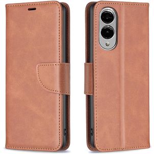 Mobigear Excellent Samsung Galaxy S25 Edge Hoesje Bookcase Portemonnee - Bruin