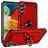 Mobigear Armor Ring Samsung Galaxy A24 Hoesje Hardcase Backcover Shockproof met Ringhouder - Rood